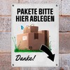 Metal Sign 15 x 20 cm - Arrow Right Tin