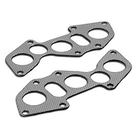 Auto Dynasty Exhaust Manifold Header Gasket Compatible with Lexus ES350 IS250 IS350 Toyota Rav4 Highlander Camry V6 07-16
