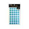 HEIKO Tack Label (Sticker) No.030 Round, Light Blue, 0.6 inches (14 mm), 680 Pieces/62-1029-46