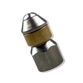 Pipe Cleaning Nozzle Rotating for Kärcher Kränzle WAP Alto 1/4 Inch Female Thread Max. 250 Bar / Very Strong Cleaning Effect