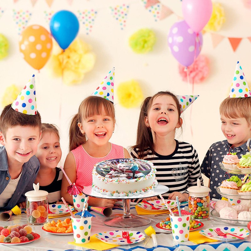 7.5 Inch Edible Cake Toppers – Scary Queen Themed Birthday
