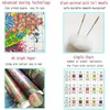 DMCVIVR Embroidery kit for Beginners with Embroidery Patterns, Stamped Embroidery