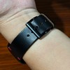 HEMSUT Soft Thin Horween Leather Band for iWatch 42/44/45/38/40/41/49mm, Military