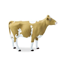 Safari Ltd. Guernsey Cow Figurine - Detailed 5" Plastic Model Figure - Fun Educational Play Toy for Boys, Girls & Kids Ages 3+