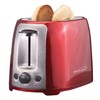 Brentwood TS-292R Cool Touch 2-Slice Extra Wide Slot Toaster, Red