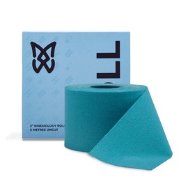 Spidertech Kinesiology Atheletic Tape 2 Inch Rolls (5 Metres Uncut) (Blue)