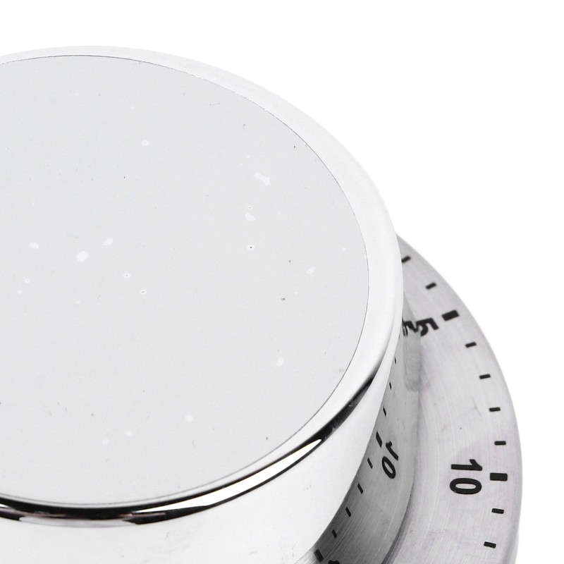 Kitchen Timer Stainless Steel Countdown Timer Clock Mechanical Kitchen Timer