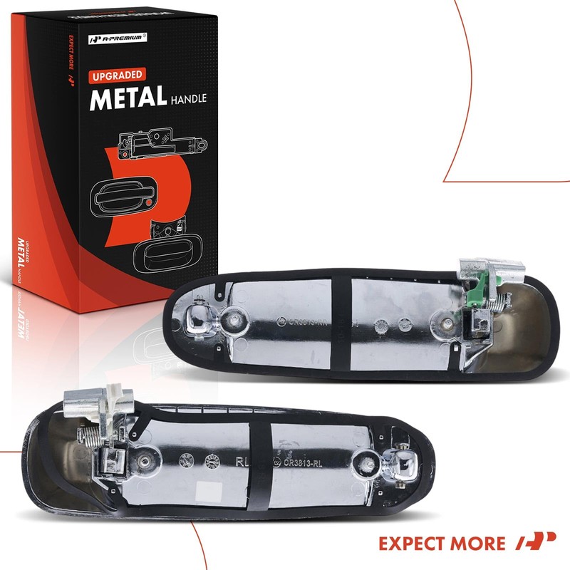 A-Premium Upgraded Metal Exterior Door Handles Compatible with Dodge Ram
