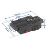 Sequpr Camera Quick Release Plate Clamp Compatible with Manfrotto 500AH
