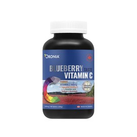 Oronia Canada Oronia Blueberry Chewable Vitamin C 500mg 180 tablets 2 packs, 180 pieces, 2 pieces / 오로니아 캐나다 오로니아 블루베리 추어블 비타민C 500mg 180정 2팩, 180개, 2개