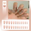 Nail Tip, Long Nail Tip, 24 Pieces, Spring, Summer, Handmade