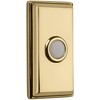 Baldwin 4860 3" x 1-1/2" Illuminated Rectangular Door Bell from
