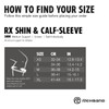 Rehband Neoprene Calf Support, Compression Bandage for Calf and Shin,