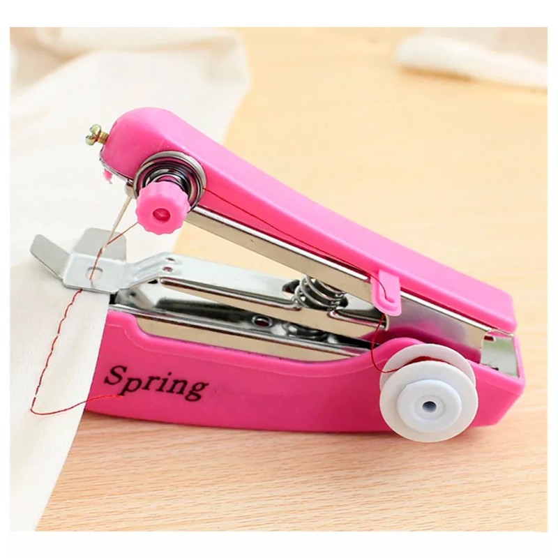 Spring Come Mini Maquina De Coser Portatil Manual Costura Tejer