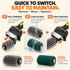 Rechargeable Electric Grill Brush, Cordless BBQ Grill Cleaner with 1100