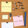 Pack of 400 Ball Card Thumbtacks, Paper Thumbtacks, Bulletin Board