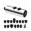 Metal Pull Down Kitchen Faucet Head Replacement with 15 Adapters,