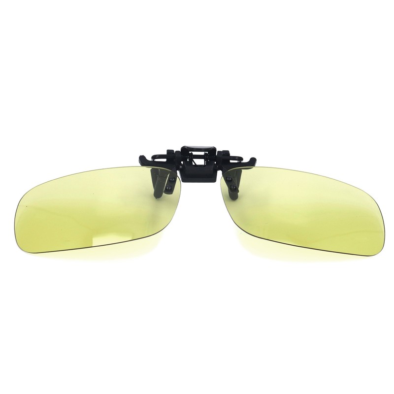 Polarized Clip On Glasses Day Night Duel Use Portable Polarized