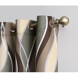 No. 918 Panel de Cortina cruzado1.22 x 1.60 m, Gris carbón, Casual, Pícea, 1