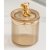 narunaru Cute Acrylic Trinket Box, Cotton, Toothpick, Interior Decoration, Lid