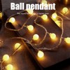Outdoor String Lights Waterproof USB Charging Patio Lights Hanging Decor