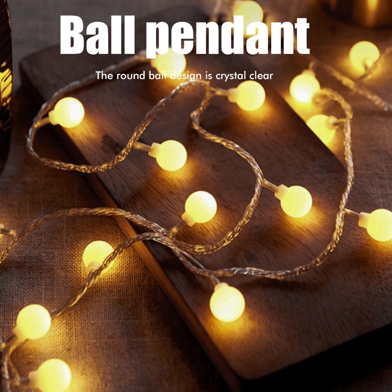 Outdoor String Lights Waterproof USB Charging Patio Lights Hanging Decor