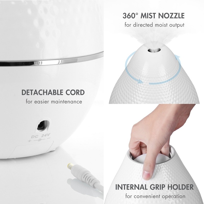 Tenergy Pluvi Ultrasonic Cool Mist Humidifier Advanced Mist Generator Essential