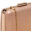 Caspar TA529 Elegant Women's Snake Skin Box Clutch Bag Evening