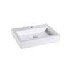 Luxier CS-021 Modern 24 in. Rectangular Bathroom Ceramic Vessel Sink