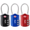Diyife TSA Luggage Locks, [Newest Version][3 Packs] 3-Digit Security Padlock,