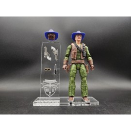G.I. Joe Classified Dragonfly Wild Bill Acrylic Base Set ***No Toy Included***