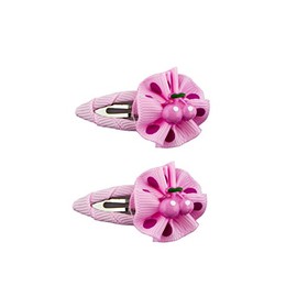 Hand® 2 Pairs of Pretty Rose and Fruit Hair Clip Slides 5x2.5 cm