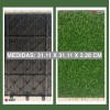 Hanie Group Piso Modular Con Pasto Sintético 31x31cm Jardin Terrazas