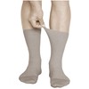 vitsocks Men's Non Elastic Top Soft All-Cotton Socks (3 PAIRS)