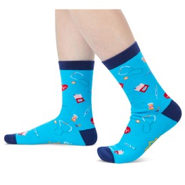 Zmart Funny Doctor Gifts For Men Women - Cool Gifts for Doctors Male Female Unique Gifts Dr Gifts Doctor Day Gifts, Doctor Socks Funny Dr Socks