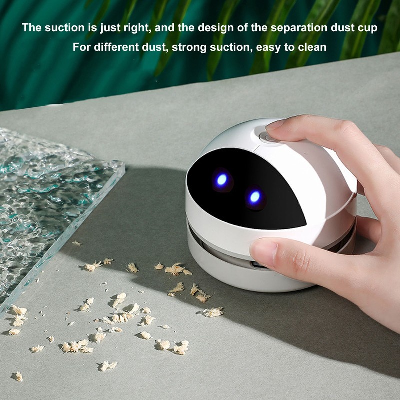 Desktop Vacuum Cleaner Mini Handheld Portable Detachable Vacuum for Cleaning