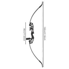 40lbs Recurve Bow Kit, Recurve Bow Set, Bow and Arrow Kit, for Outdoor Hunting, Target Shooting, Training Exercises, and Competitive Sports (Recurve Bow 40Lbs Set)