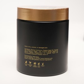 INKD Nine Tattoo Balm (8oz) - 100% Natural Tattoo Aftercare with Castor Oil - for Sensitive Skin, Increase Vibrancy, Moisturizing, Vegan Skin Repair, Gentle Peppermint