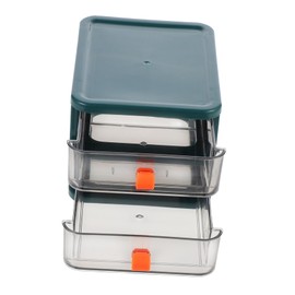 Parliky Multi-story Desktop Organizer Pp Plastic Storage Box Desk Holder Drawers