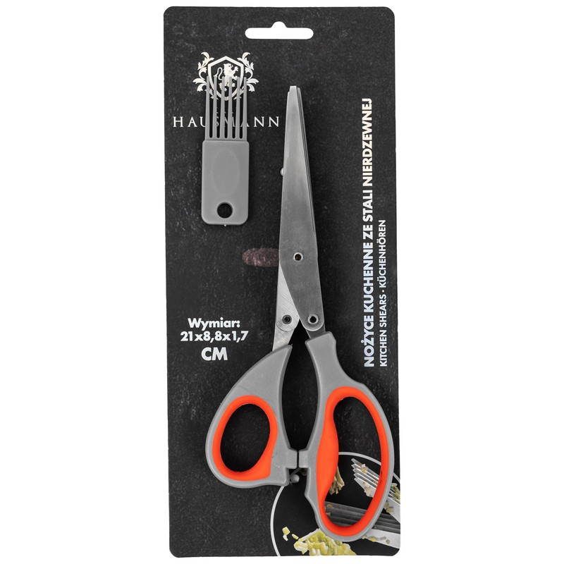 Stainless Steel Kitchen Scissors, 5 Blades, Herb Scissors, Spice Scissors,