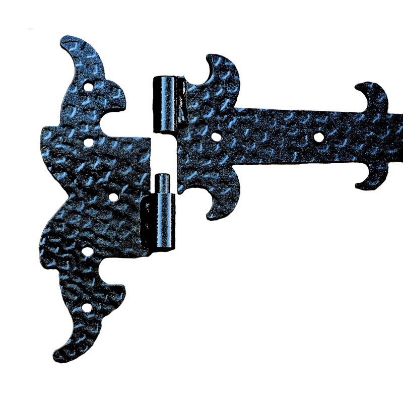 UHRIG Shutter Hinge 34 cm Long, DIN Left, Wrought Iron