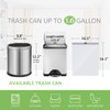 Teivio 1.6 Gallon 120 Counts Strong Drawstring Trash Bags Garbage