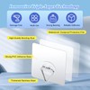 DIDUDIDU Wall Plate Hangers for Display - Invisible Adhesive Picture