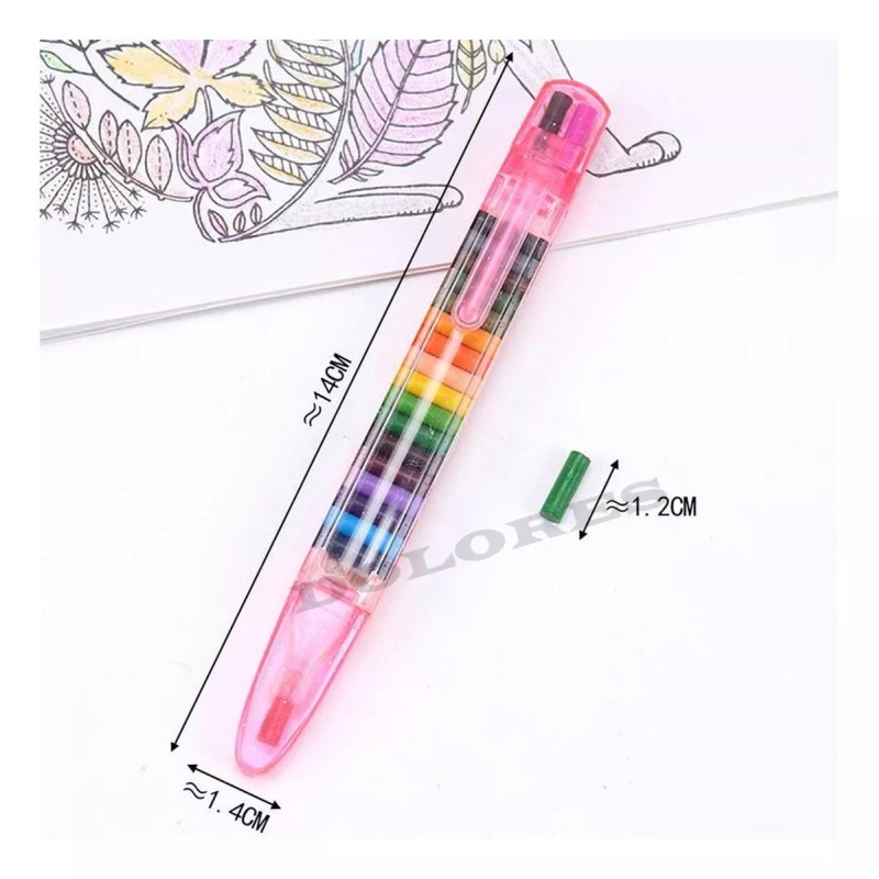 Dolores Crayones Bebés Niños Acuarelables Pastel Óleo 20 Colors 4pcs