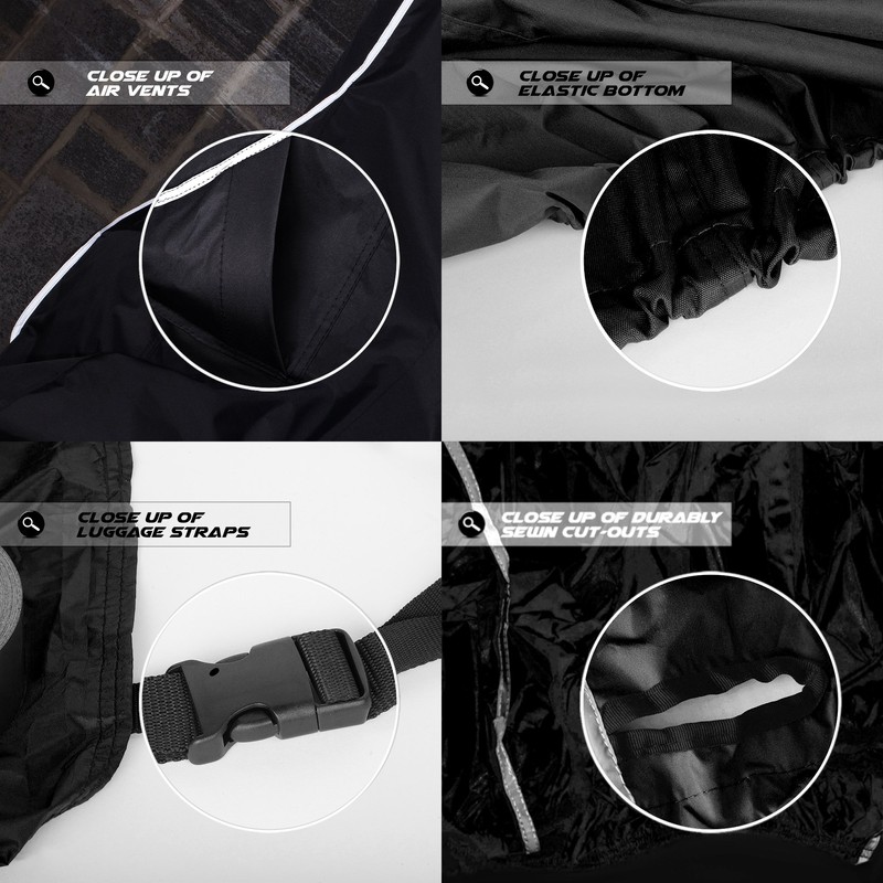 Premium Motorcycle Storage - Motorcycle Covers Waterproof Outdoor Storage -