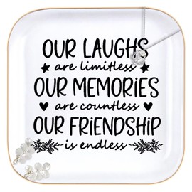 Ceramic Ring Dish Jewelry Tray For Mom Sister Friends Friendship 60th Birthday For Birthday Unique Best Friend