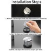 SagaSave W11156487 Range Control Knob, 4 Pcs Kitchen Oven Stove