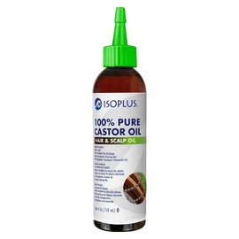 Isoplus 100% Pure Castor Oil Hair & Scalp Oil 4oz (Pack of 2)