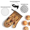 YYHHAOFA Kitchen Baking Set of 3 - Durable Waterproof Oven