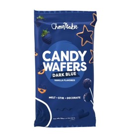 Chocomaker Vanilla Flavored Candy Wafers, Easy to Use, No Clumping, Nothing to Add, Smooth and Great for Decorating (12oz (Pack of 1), Dark Blue)